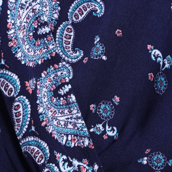 Scoop Ruffle Multi Color Romper - Picture 4 of 8